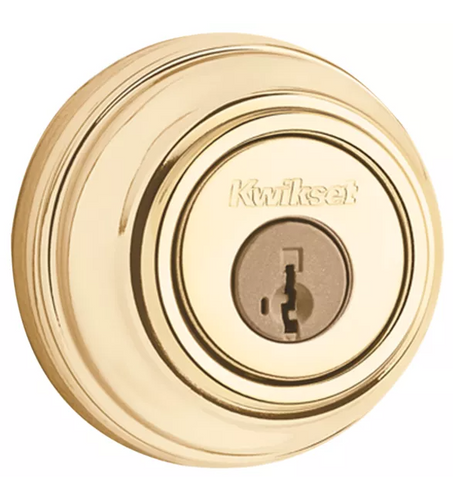 Kwikset 980 Deadbolt Keyed One Side - featuring SmartKey