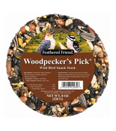 Feathered Friend Woodpecker Snack Stack Wild Bird Food