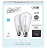 Feit Electric ST19 E26 (Medium) Filament LED Bulb Daylight 60 Watt Equivalence 2 pk