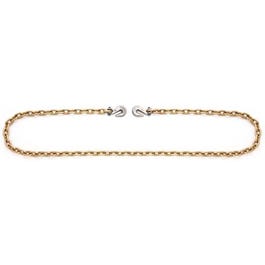 Binder Chain, Clevis Hook, Pail, 3/8-In. x 20-Ft.