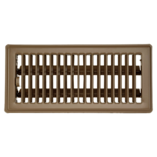 Imperial Brown Floor Register Steel Painted