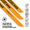 Spyder Double-Sided 6 Wood/Metal Cutting 10/14-TPI Reciprocating Saw Blade 3X3™