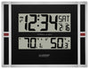La Crosse Technology Atomic Digital Wall Clock with Indoor/Outdoor Temperature
