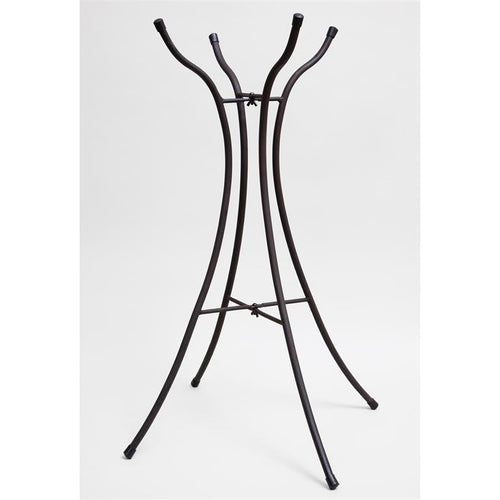 Evergreen Hourglass Shape Metal Bird Bath Stand