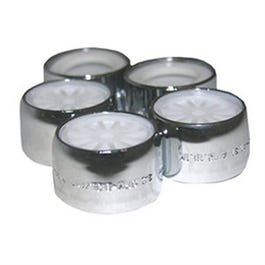 Brass Aerator, Chrome-Plated, 55/64 Female Thread, 5-Pk.