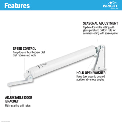 Wright Products Standard Duty Pneumatic Closer