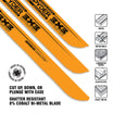 Spyder 10 Advanced Demo Wood/Metal Cutting 8-12 & 10 TPI Double-Edged Bi-Metal Reciprocating Saw Blade 3X3™