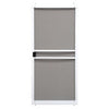 Breezeway Sliding Patio Screen Door, White Steel, Adjustable Height, 36-In. Wide