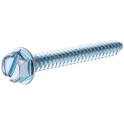 Hillman Zinc Slotted Hex Head Sheet Metal Screw #10 x 3