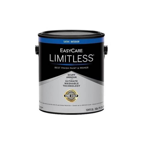True Value EasyCare Limitless 1 Gal. White Satin Acrylic Latex Interior Paint & Primer