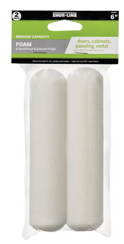 Shur-Line Best 6-1/2 In. x In. Foam Roller Cover (2-Pack)