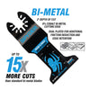 Spyder 1.35 x 2 Bi-Metal Wood And Nail Cutting Oscillating Tool Blade