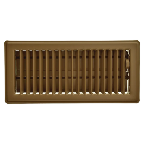 Imperial Brown Floor Register Steel Painted