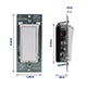 Decora Slide Dimmer Switch for Dimmable LED, CFL, and Incandescent Lighting