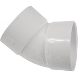 Genova Products PVC Sewer Fittings 45° Elbow