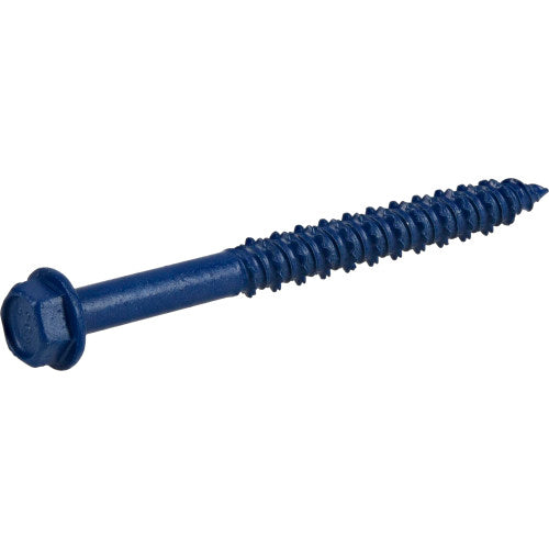 Hillman Blue Hex Washer-Head Concrete Screw Anchor (1/4 x 2-3/4) - 100 pc