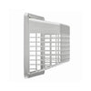 Lambro White Plastic Universal Hinged Vent Guard – Item #1491WG