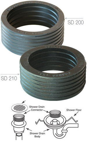 Fernco 2 In. Shower Drain Connector