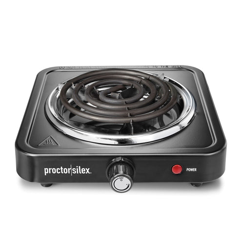 Proctor Silex 1200 Watt Cooktop (black) Single Burner