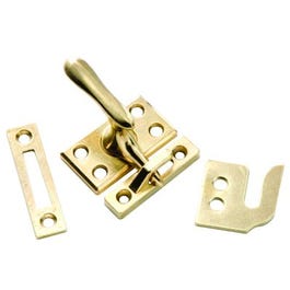 Casement Window Lock, Polished Brass