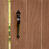 National Hardware Ornamental Gate Latch to 3 Black