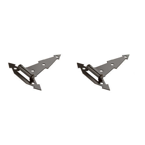 National Ornamental T-Hinge 7, Black