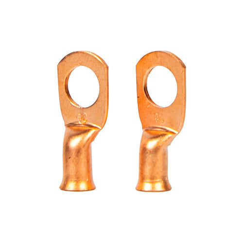 Forney Lug for Number 8 Cable, 3/8 in Stud, Premium Copper