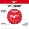 Milwaukee 4-1/2 Segmented Masonry & Concrete Diamond Blade