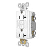 Pass & Seymour Radiant® 20A Duplex Self-Test GFCI Receptacles with SafeLock® Protection