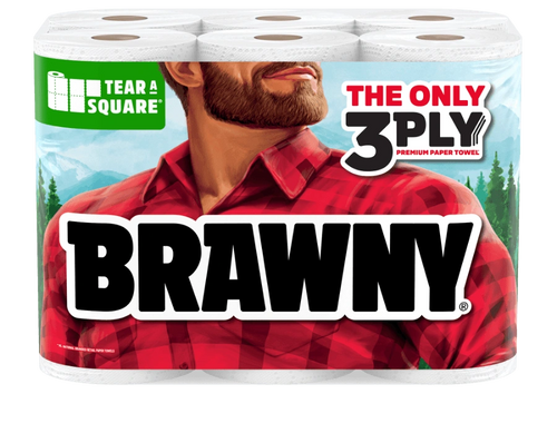 Brawny® Tear-A-Square® Paper Towels