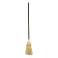 Rubbermaid Lobby Corn Broom, Wood Handle, Brown