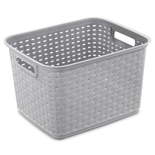 Sterilite Tall Weave Basket