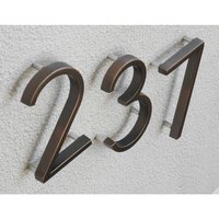 Hillman Distinctions Floating Mount House Number 3 Nickel (5)