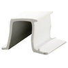 Glass Retainer, Snap-In, Rigid White Vinyl, 72-Inches