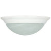 LED Ceiling Light Fixture, Flush Mount, Round, White, 21-Watt, 13-In.