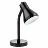 LED Goose Neck Desk Lamp, Black, 14-In.