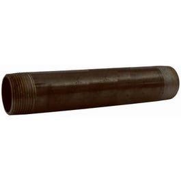 3/8-In. x 10-Ft. Steel Pipe, Threaded, Black