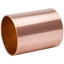 Pipe Fitting, Coupling With Stop, Wrot Copper, 1-1/2 In.