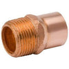 Pipe Fittings, Wrot Copper Adapter, 1-1/4-In. MPT