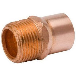 Pipe Fittings, Wrot Copper Adapter, 1-1/4-In. MPT