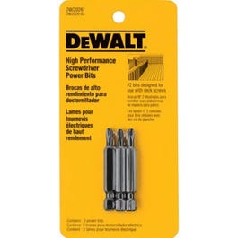 #2 Industrial Deck Power Bits, 3-Pk.