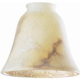 Brown Marble Glass Ceiling Fan Light