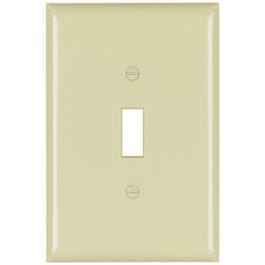 Ivory 1-Toggle Oversize Wall Plate