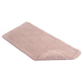 Bath Mat, Taupe Rubber, 17 x 36-In.
