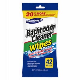 Bathroom Cleaner Wipes, Non-Abrasive, 42-Ct.