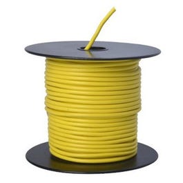 Primary Wire, Yellow PVC, 14-Ga. Stranded Copper, 100-Ft.