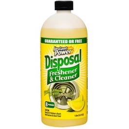 Instant Power Disposer Freshener & Cleaner, Lemon Scent, 1-Liter