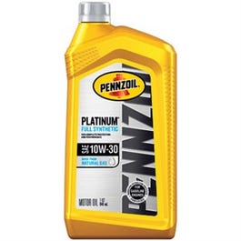 Platinum Motor Oil, Synthetic, 10W-30, 1-Qt.