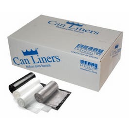 Can Liners, Black, 16-Gal., 24 x 32-In., 250-Ct.