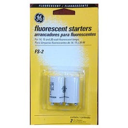 Fluorescent Starter, For 14, 15 & 20-Watt Lamps, 2-Pk.
